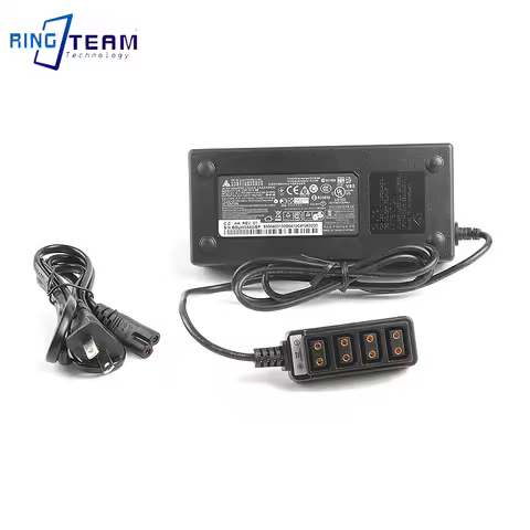 12V 10A Power Adapter to 4 Female D-Tap, D-Tap Hub Adapter Splitter Cable for Photography Power Acce
