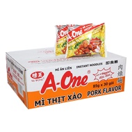 A-One noodles with stir-fried meat 30 packs x 85g date January 26