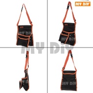 MYDIYHOMEDEPOT - Tool Pouch Holder Case Storage Tool Holder Bag Polyester 3 Pockets