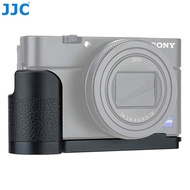 JJC HG-RX100 Camera Hand Grip Aluminium Microfiber PU Leather L Bracket for Sony DSC- RX100 VI V VA IV III II RX100M6 RX100M5 RX100M5A RX100M3  RX100M2