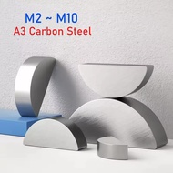 M2 M2.5 M3 M4 M5 M6 M8 M10 GB1099 A3 Steel Half Round Crescent C-Shaped Pin Key Flat Semi-Circular H