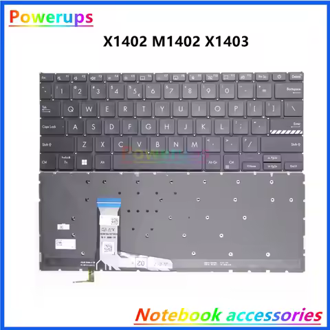 New Original Laptop US/UK Backlight Keyboard For Asus VivoBook 14 Pro X1402 M1402 D1402 F1402 X1403Z