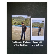 Lomo Card Polaroid Mini Polaroid Murah Photo Printing Saiz 9x 5.4cm