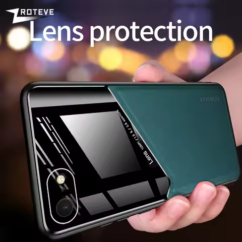 SE 2022 Case Zroteve PU Leather Car Magnetic Hard PC Cover For iPhone 8 7 6 6S SE 2020 SE2 SE3 iPhon