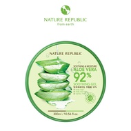 NATURE REPUBLIC ALOE VERA Nature Republic Soothing &amp; Moisture Aloe Vera 92% Soothing Gel 300ml