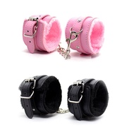 ♠Sexy Adjustable PU Leather Plush Handcuffs Ankle Cuff Restraints BDSM Bondage Sex Toys Femdom Sex Bondage Exotic Access