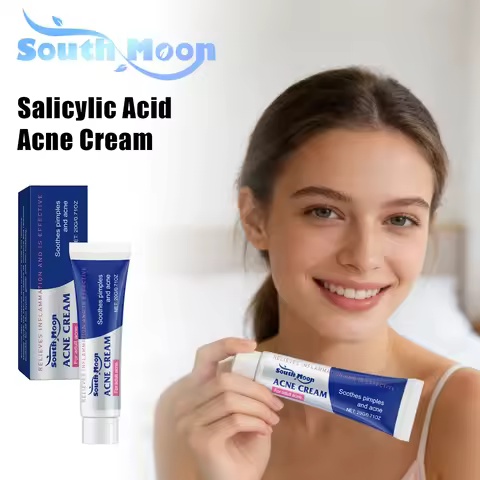 Salicylic Acid Acne Cream Clean Pores Reduce Pimple Fade Acne Repair Damaged Skin Soothe Redness Alo