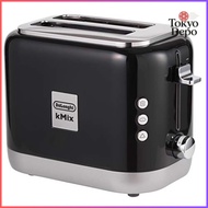 DeLonghi kMix TCX752J-BK Pop-Up Toaster, Toasts Bread, Single-Sided Toast, 5-10 Slices, 5 Toast Sett