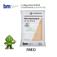(+-50kg) 100% ORIGINAL Baja hijau Behn Meyer Nitrophoska 15/15/15