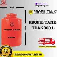 TANGKI AIR PLASTIK PROFIL TANK TDA 2300 LITER - TOREN AIR PROFIL TANK