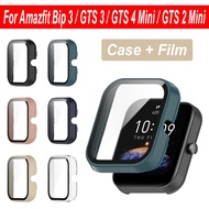 Screen Protector PC Case with Film Cover for Xiaomi Huami Amazfit Bip 5 3 Pro GTS3 GTS 4 Mini 2mini