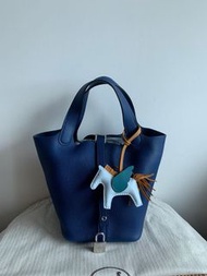 二手Hermes Picotin 18cm Bleu