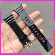 Tali jam tangan Casio W-215H Strap tali jam Karet W-215H hitam glossy