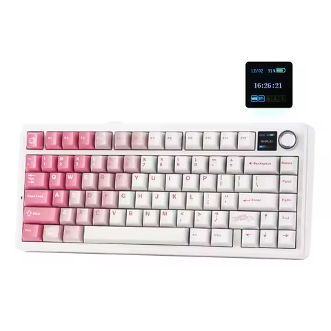EPOMAKER X AULA F75 MAX 75% ANSI US Layout Wired/BT/2.4GHz Wireless Mechanical Keyboard with 4000mAh