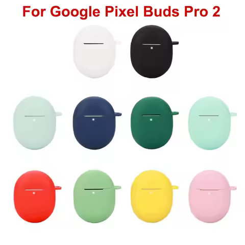Protective Silicone Case AntiScratch For Google Pixel Buds Pro 2 Earbuds Earphone Nonscratch Cover D