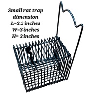 Small rat trap/mouse trap/mice-rat cage/heavy duty/ mice-rat trap/rat bait/panghuli ng dagang bubwit