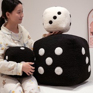 Fun Dice Pillow Simulation Sieve Pendant Plush Toy Point Dice Doll Funny Children Number Props