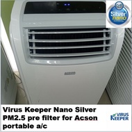 Virus Keeper PM2.5 NanoSilver AntiVirus Pre Filter for ACSON PORTABLE AIR CONDITIONER 1HP 33X27 CM &amp; 40X30CM