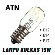 E12 E 14 E17 15W ATN Refrigerator Light 15 Watt Regular Chili Bulb/