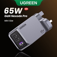 UGREEN Nexode Pro mini 65W GaN Fast Charger 2C1A 2 Type C 1 USB A Charger for Sasmusng S24 Ultra Sam