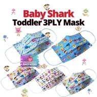 [NEW Packaging!SG Ready Stocks]Baby Shark Disposable Mask for Toddler 12.5x8.5cm