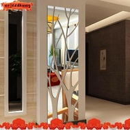 3D Acrylic Tree Mirror Wall Sticker Removable DIY Art Decal Home Decor Mural 100X28CMuejfrdkuwg