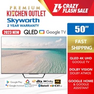 【OWN TRUCK DELIVERY】Skyworth QLED 4K UHD Google TV SUE8000 Series | Klang Valley only | 65 Inch 65SU
