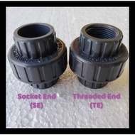 Pvc Union Coupling Threaded End Socket End Pvc Union Socket TE SE 1/2" - 2"