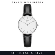 Daniel Wellington Flagship Store DW official Quartz watch Petite Sheffield Watch 28/32mm - Silver - Leather strap - DW Watch for women