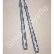 TERBARU as drat ulir kotak diameter 25mm panjang drat 49cm panjang as 59cm PALING MURAH
