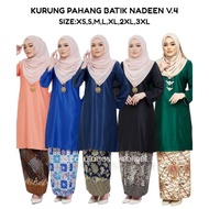 KURUNG PAHANG BATIK NADEEN V.4 ❤️ KURUNG PAHANG PESAK GANTUNG ❤️ KURUNG PAHANG BATEK SERIES ❤️