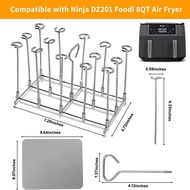 Ninja Set/Foodi Double Pot Rectangular Grill DZ201 Accessories 401 Air Fryer Accessories CCFP