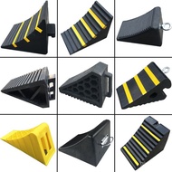 HY-# Portable Car Anti-Slip Car Retainer Triangle Wood Size Truck Rubber Wheel Blocking Car Car Stopper Ramp Mat ASMT