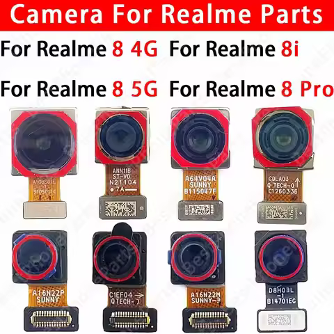 Front and Rear Back Camera For Realme 8 Pro 8i Realme8 Realme8i 5G Main Facing Camera Module Flex Ca