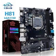 ZSUS H81 Motherboard LGA 1150 Motherboard Support Base Pentium Celero Core i3 i5 i7 4th processor DD