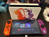 Switch oled pokemon朱紫主題版 有盒齊配件 95%新
