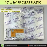 10x16 Plastic Linaw 100pcs/pack (.0008)