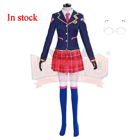 in stock!! dva Hana Song School girl D.va cosplay costume adult costume pink skirt uniform costume h