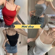 Mini shop (FY3318) Sponge Camisole Short And Long Strap Disposable Corset -DD