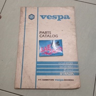 Vespa Excel 200 Excel 150 exclusive 2 strada Original Catalog part Book