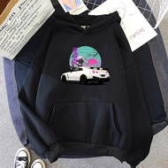 Initial D Hoodies Legend Car Sweatshirt Hoodie Streetwear Anime Japanese Hooded