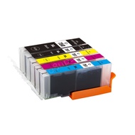 หมึกเทียบเท่า ทุกสี 1 ชุด (6ตลับ) for Canon PGI-750 CLI-751 ink cartridge for Canon PIXMA IX6770 / M