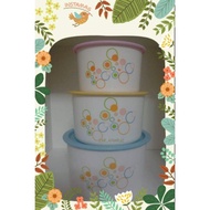 One Touch Tupperware Rare 3pcs