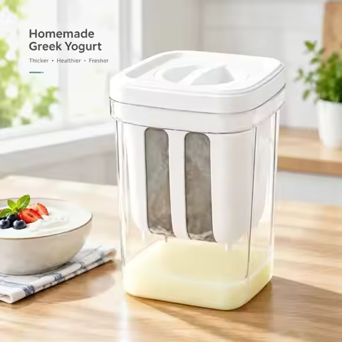 Greek Yogurt Filter Strainer Whey Separator Cold Brew Coffee Cheese Moisture Separation Container Ki