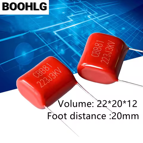 5pcs 3KV223J 3000V 223J Pitch 20mm 0.022UF 22NF 3KV 223 CBB81 Polypropylene film capacitor