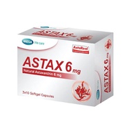 Mega We Care Astax 6 mg. 30 Capsules เมก้า วี แคร์ แอสแทกซ์ 6 มก.  30  แคปซูล [1กล่อง]