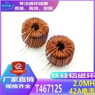 T47Double Ring Double Wire Magnetic Ring Inductor Coil2MH Inductance42A High Current Transformer Ind