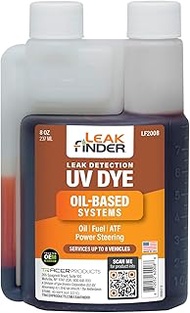 LF2008 Automotive Oil-Based Fluid Leak Detection Dye, Services Auto Oil, Fuel, ATF, Power Steering, 