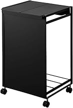 Yamazaki 5976 with Lid, Blindfold Separation, Dust Wagon, 2 Separation, Black, Approx. W 13.8 x D 13