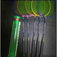 raket badminton / bulu tangkis dan shutlecock kok olahraga yonex anak